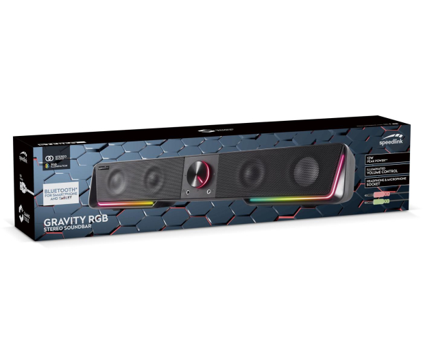 SpeedLink GRAVITY RGB Stereo Soundbar - 1086047 - zdjęcie 4